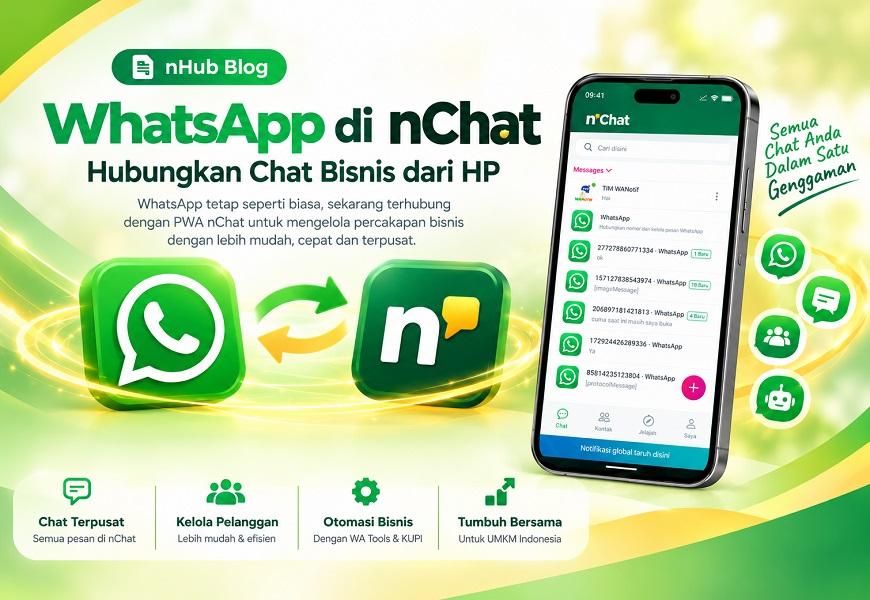 WhatsApp 😮 di nChat